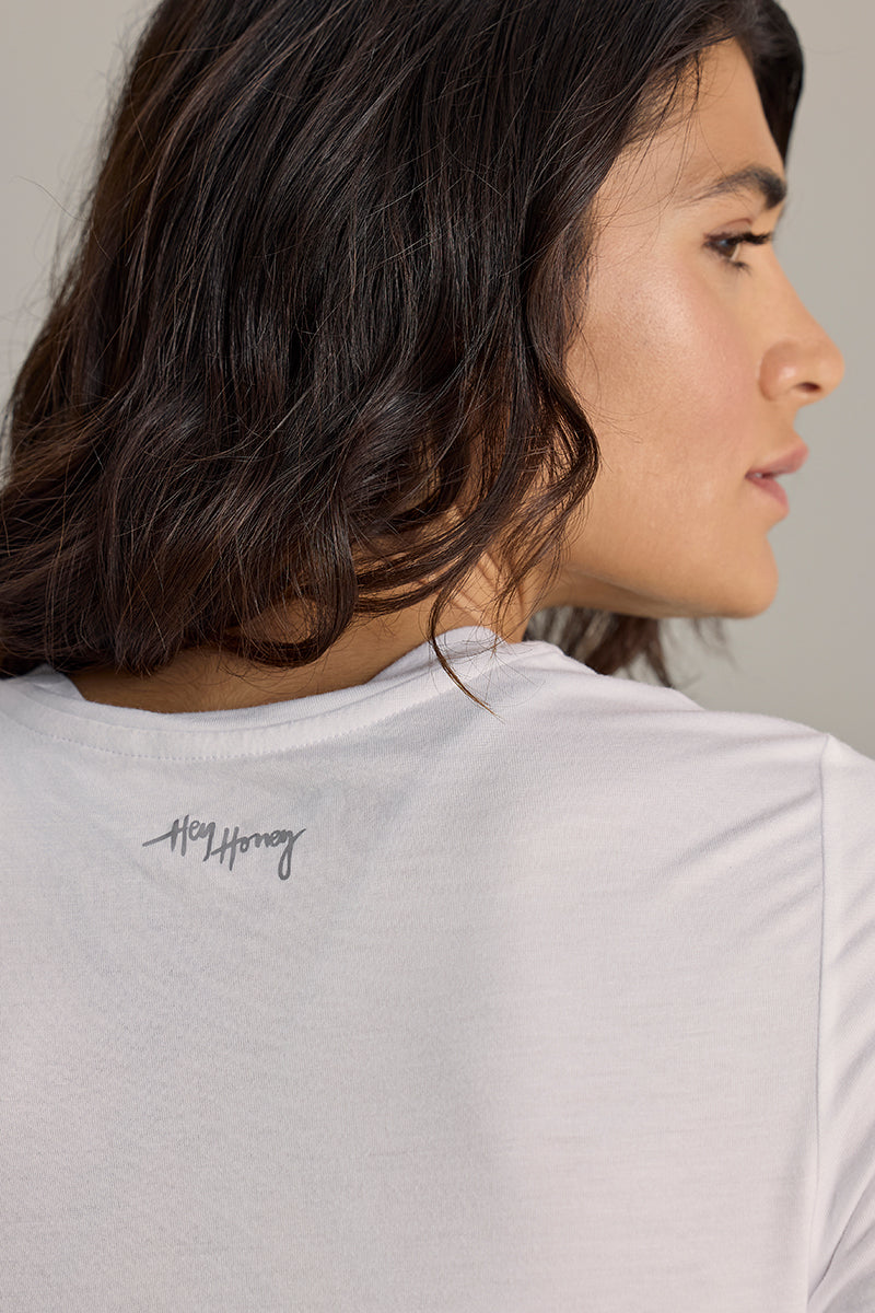 hey-honey-classic-active-wrap-tee-white-viskose image 7