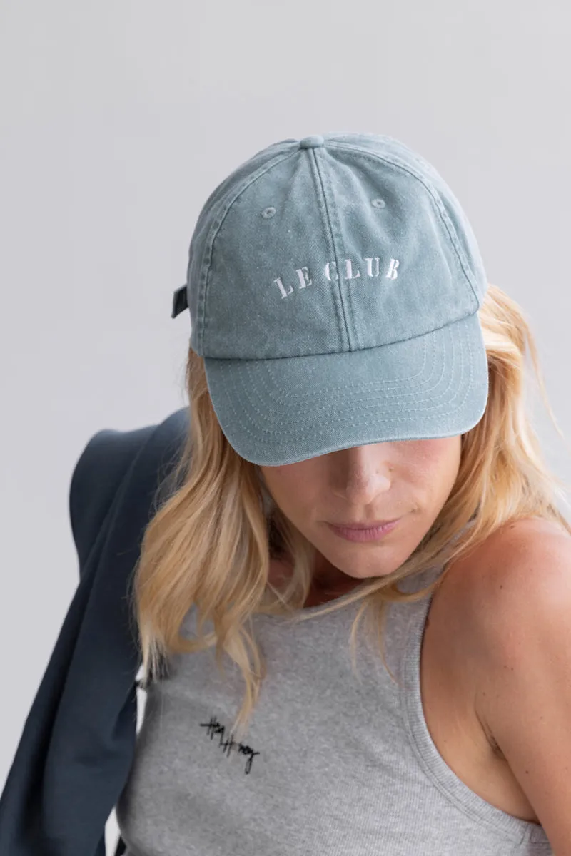 hey-honey-classic-cap-le-club-vintage-sage-baseball-cap-one-size image 1