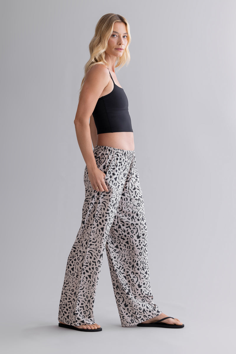 hey-honey-classic-summer-pants-leo-hose-oatmeal-viskose image 7