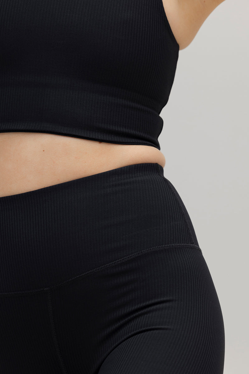 hey-honey-ribbed-leggings-sportleggings-black image 3