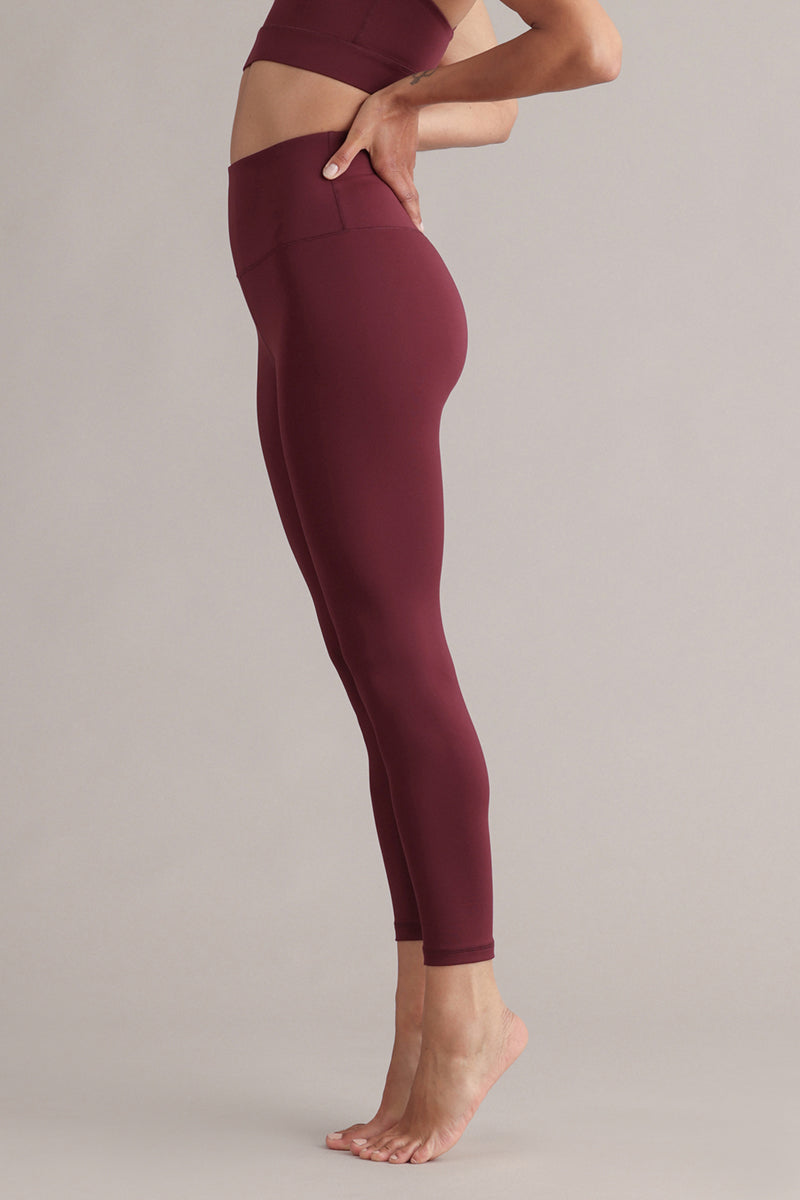 hey-honey-always-dressed-cropped-leggings-italian-plum image 4