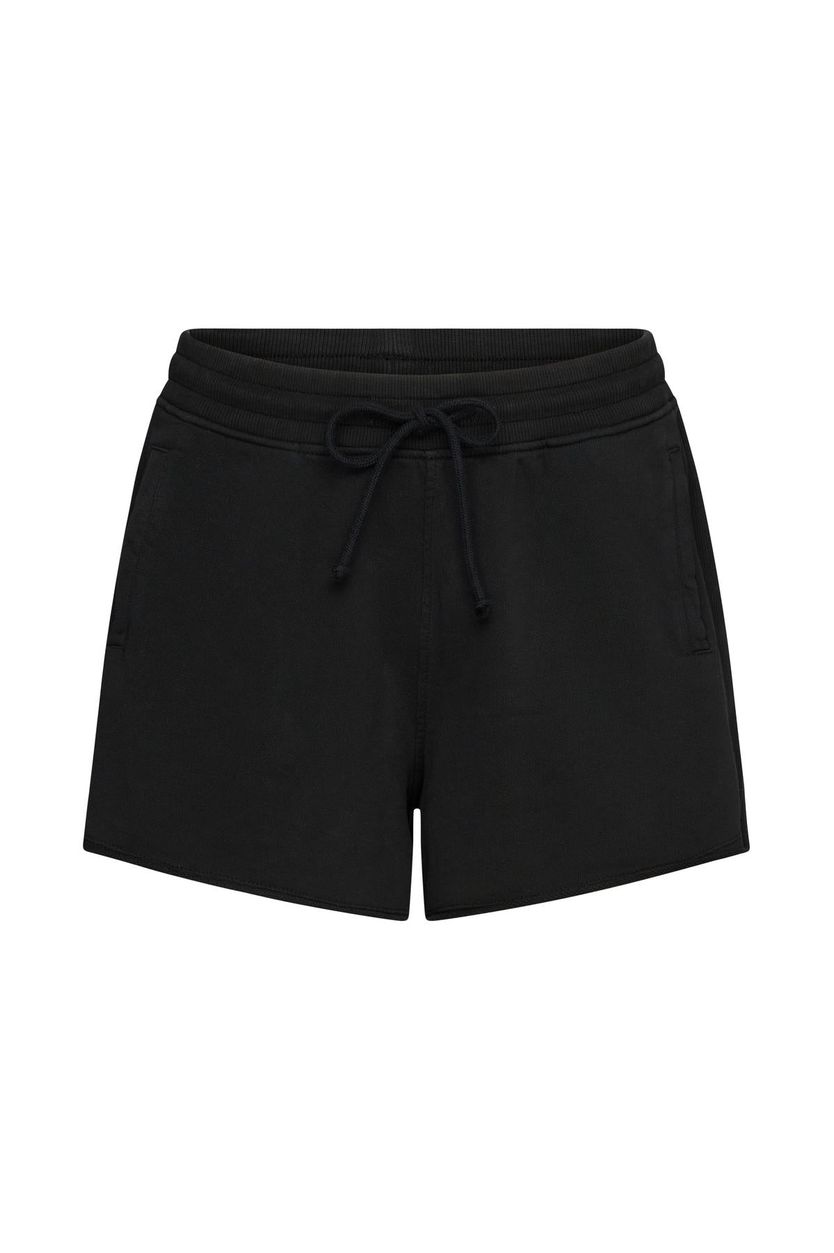 hey-honey-classic-mid-rise-short-sweatshorts-schwarz-baumwolle image 6