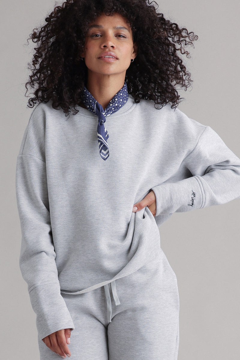 hey-honey-classic-cozy-sweat-grey-melange-set-2-teilig image 3