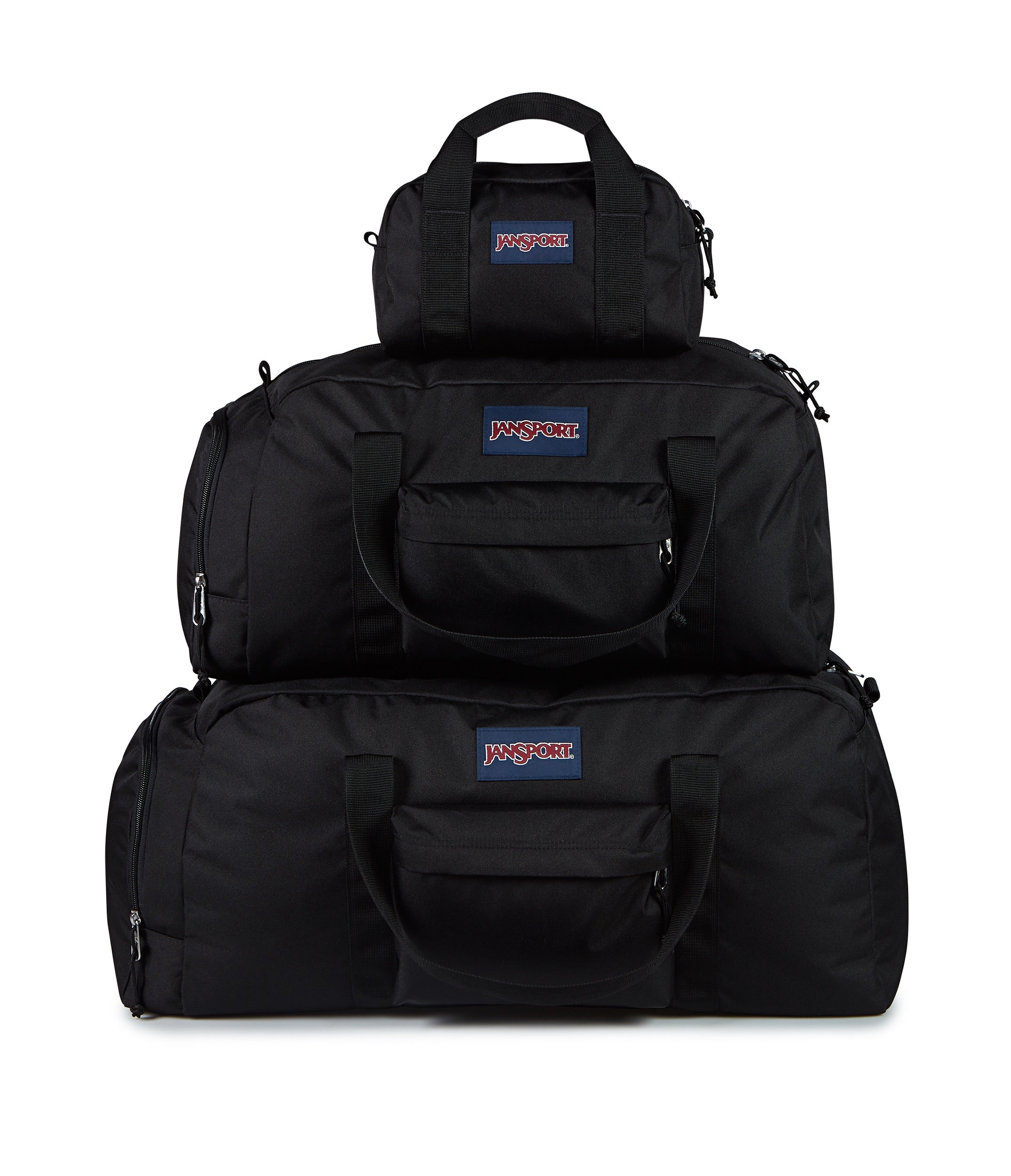 jansport-weekender-large-duffle-reisetasche-schwarz image 4