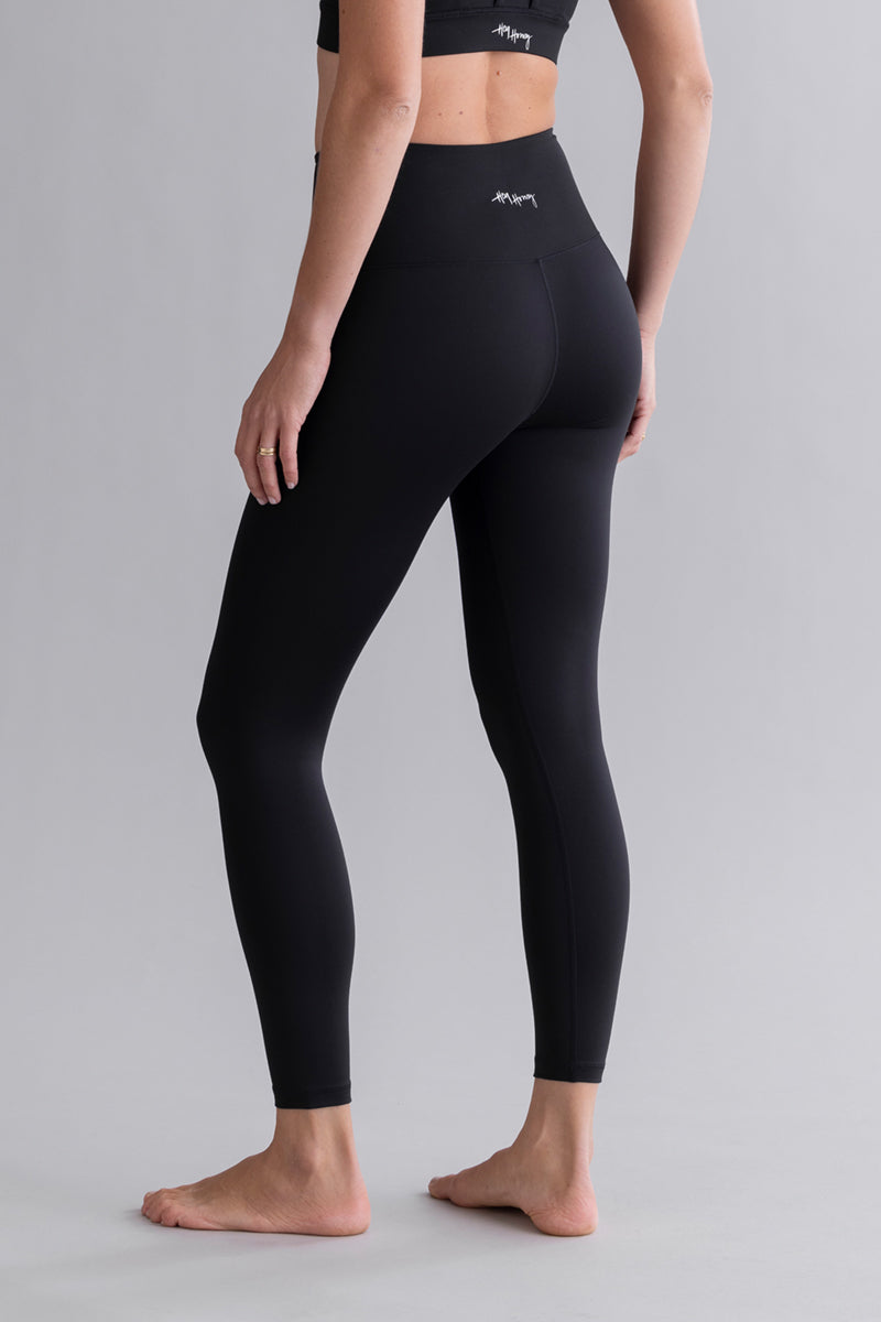 hey-honey-cotton-touch-leggings-cropped-baumwolloptik-black image 1