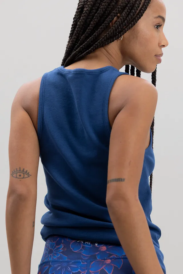 hey-honey-classic-rib-tank-ocean-tanktop-blau-baumwolle image 1
