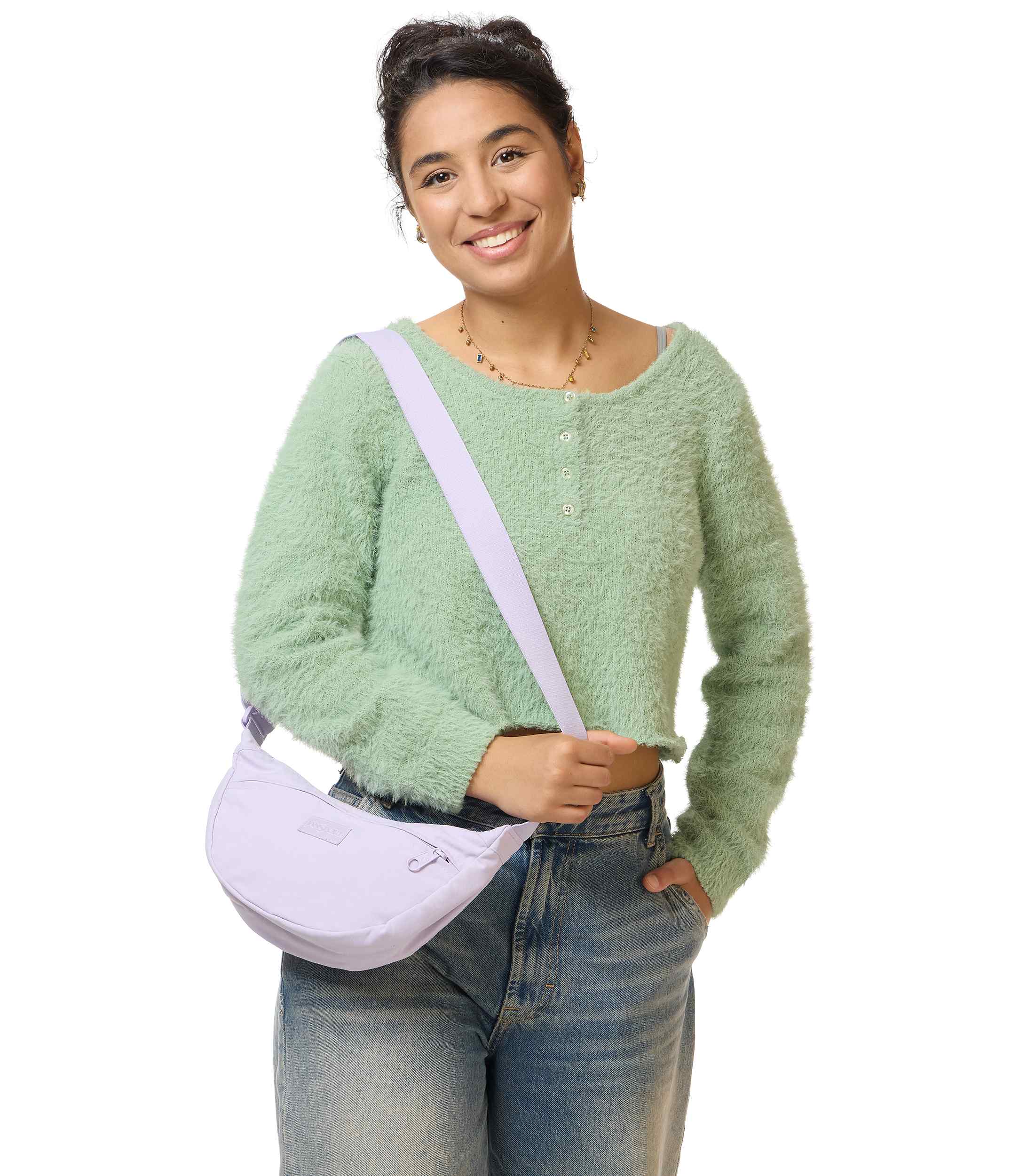 jansport-unphased-crossbody-small-umh-ngetasche-pastel-lilac-recycelt image 3