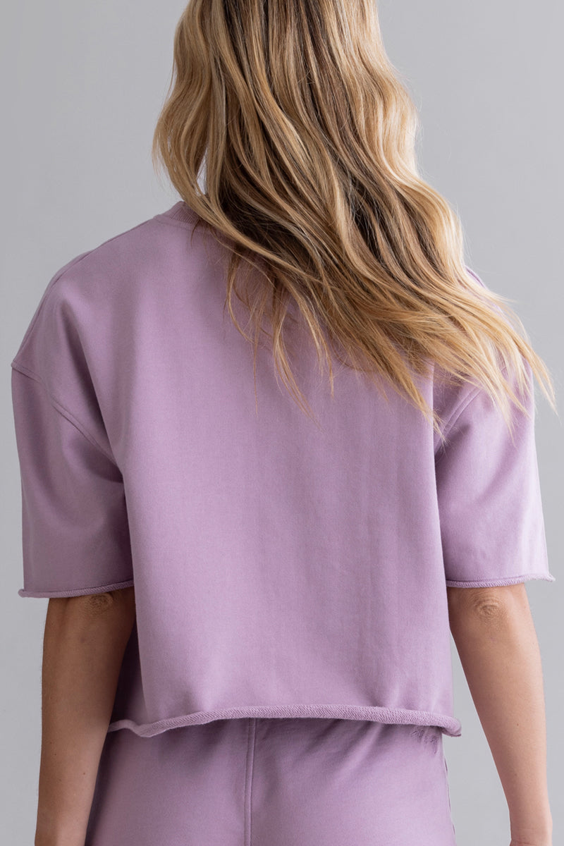 hey-honey-classic-sweat-shorts-baumwoll-shorts-mauve image 6