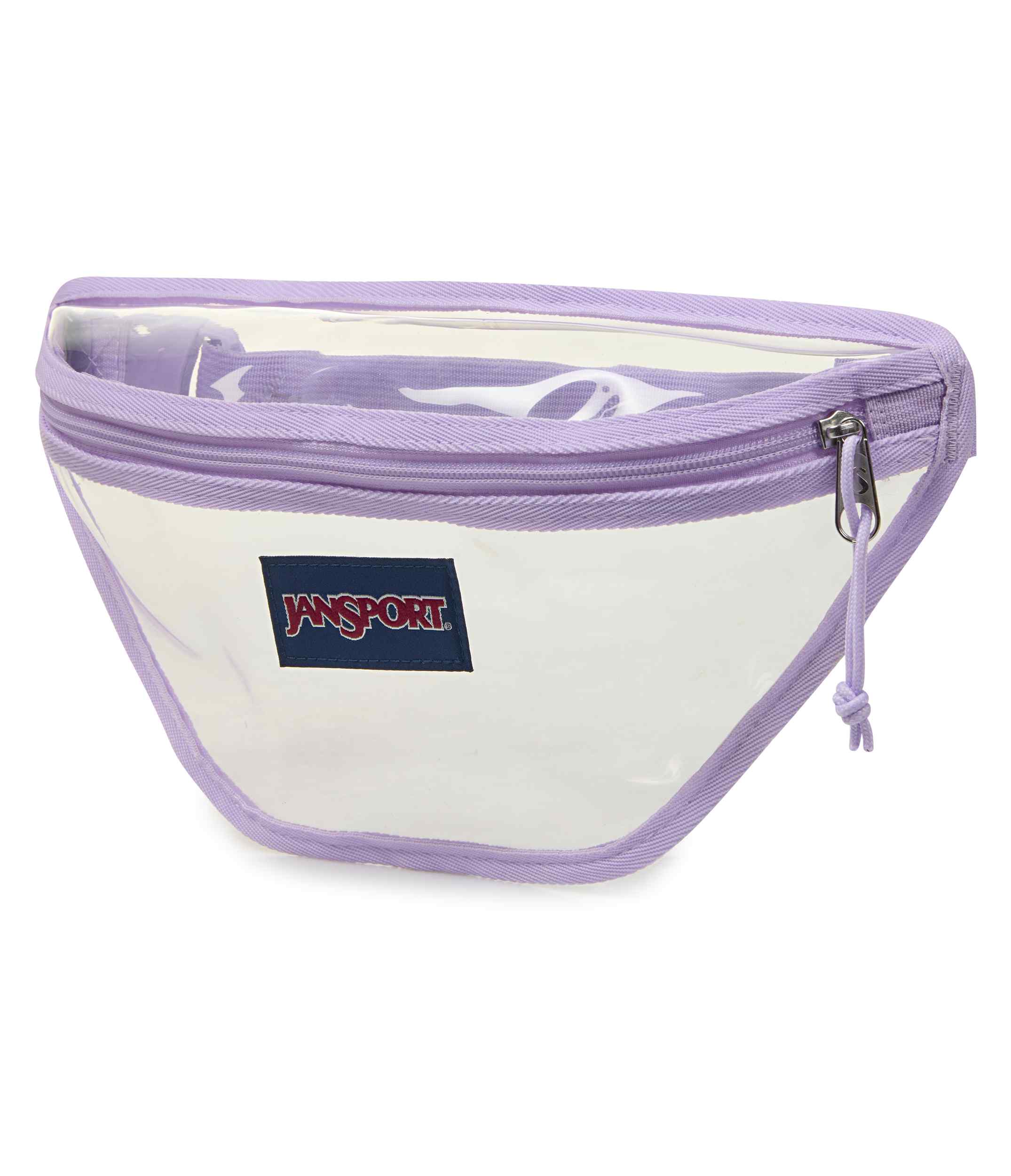jansport-clear-waistpack-bauchtasche-pastel-lilac-transparent image 2