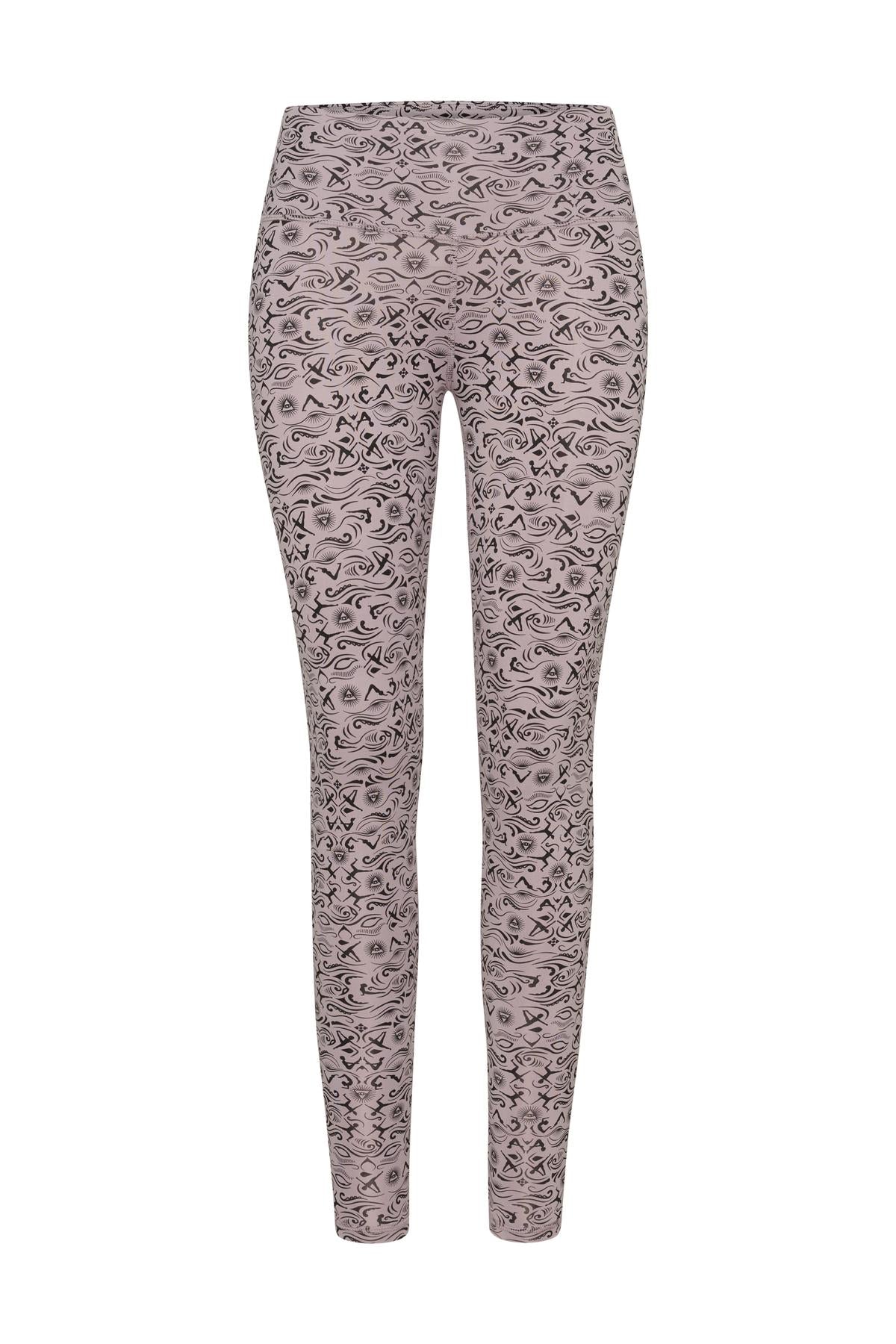 hey-honey-classic-leggings-samadhi-yogahose-dove-high-waist image 6