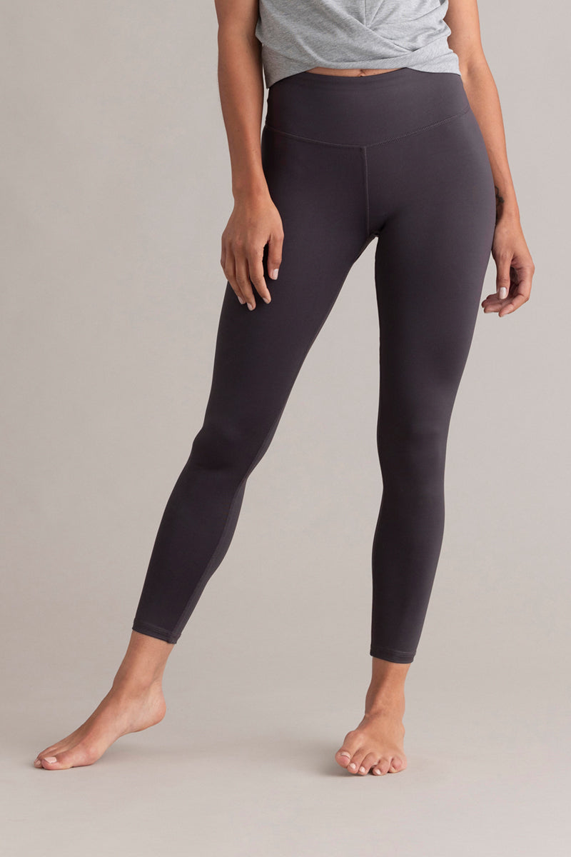 hey-honey-classic-cropped-leggings-grey-high-waist image 1