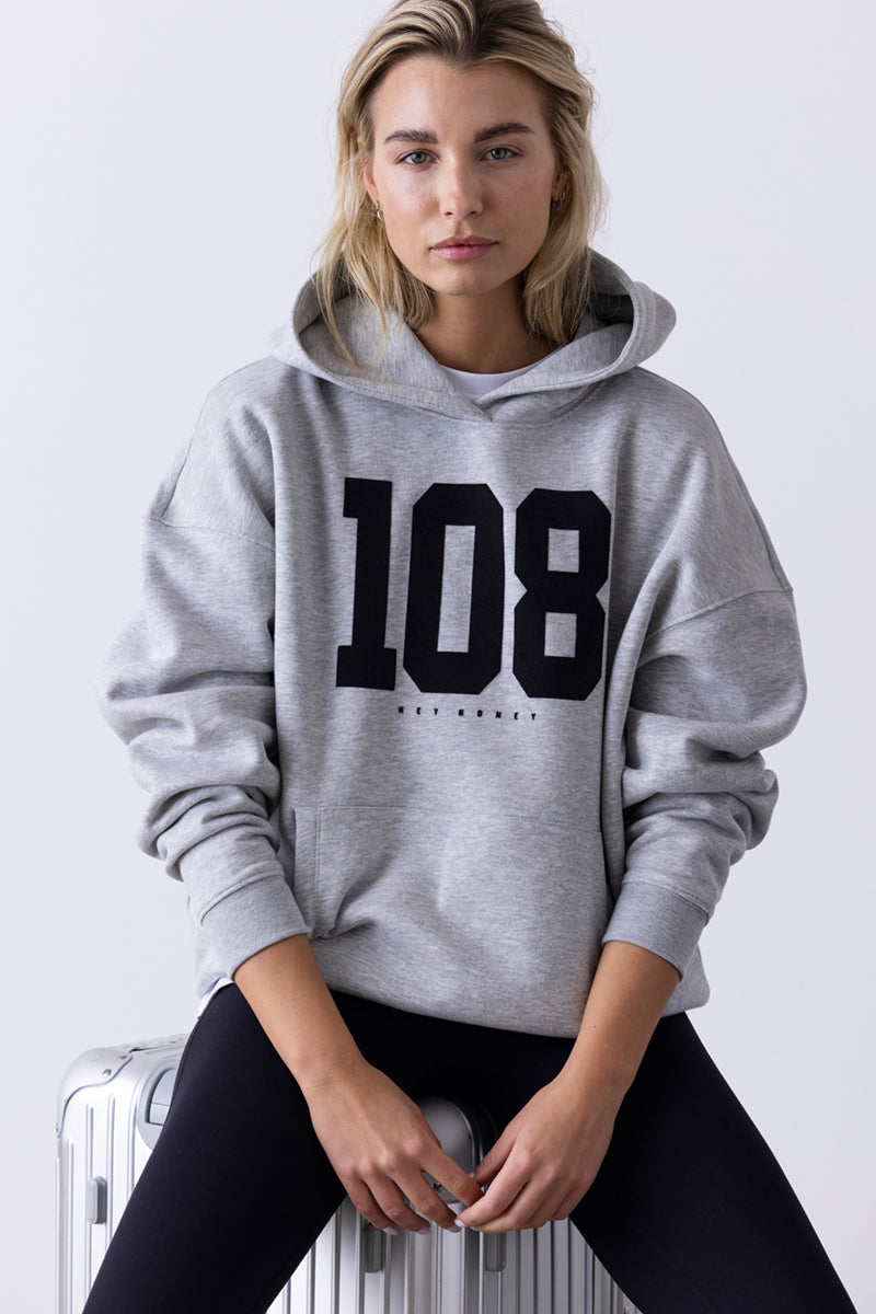 hey-honey-classic-hoodie-108-kapuzenpullover-grau-meliert-oversized image 2