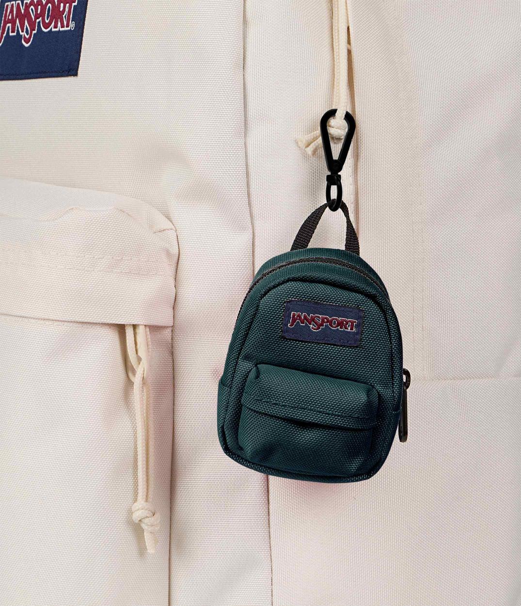 jansport-mini-break-minitasche-deep-juniper-mit-karabiner image 3