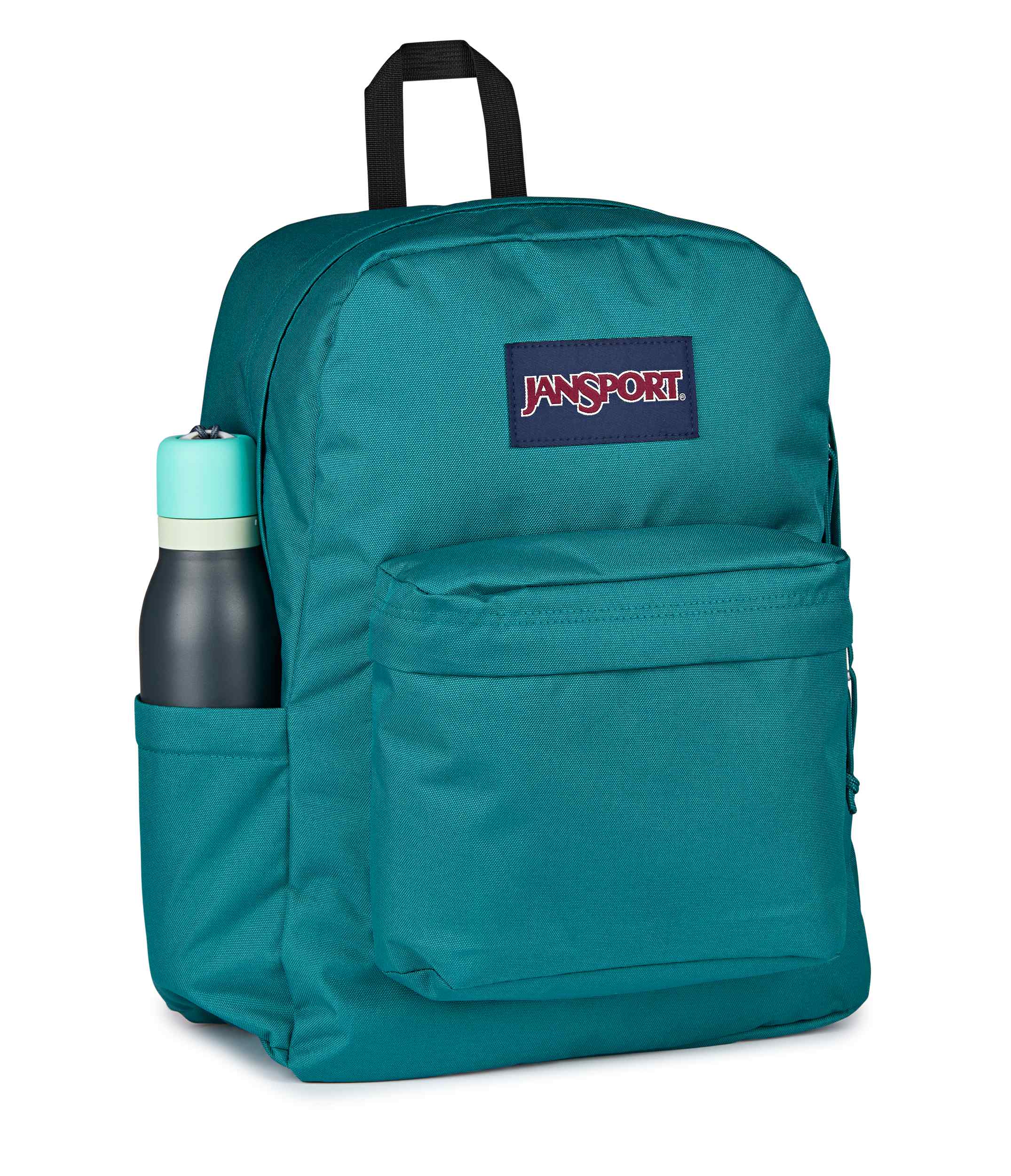 jansport-superbreak-plus-rucksack-emerald-pool-laptopfach-leicht image 5