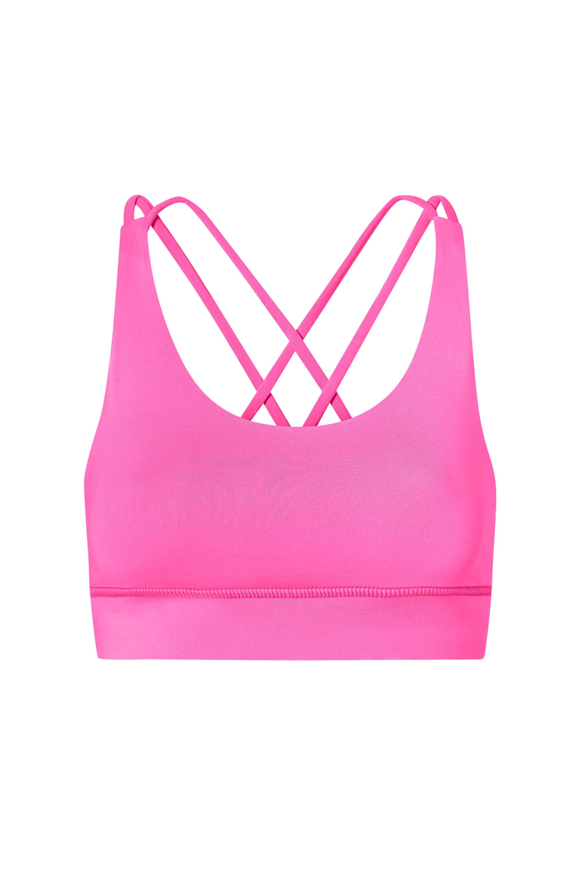 hey-honey-classic-criss-cross-bra-neon-pink-sport-bh image 5