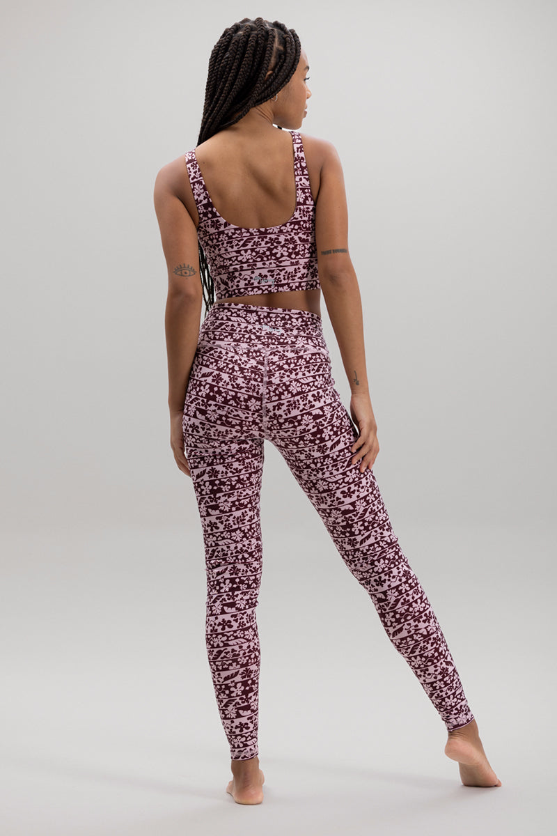hey-honey-classic-bustier-flower-bordure-sporttop-gemustert image 4