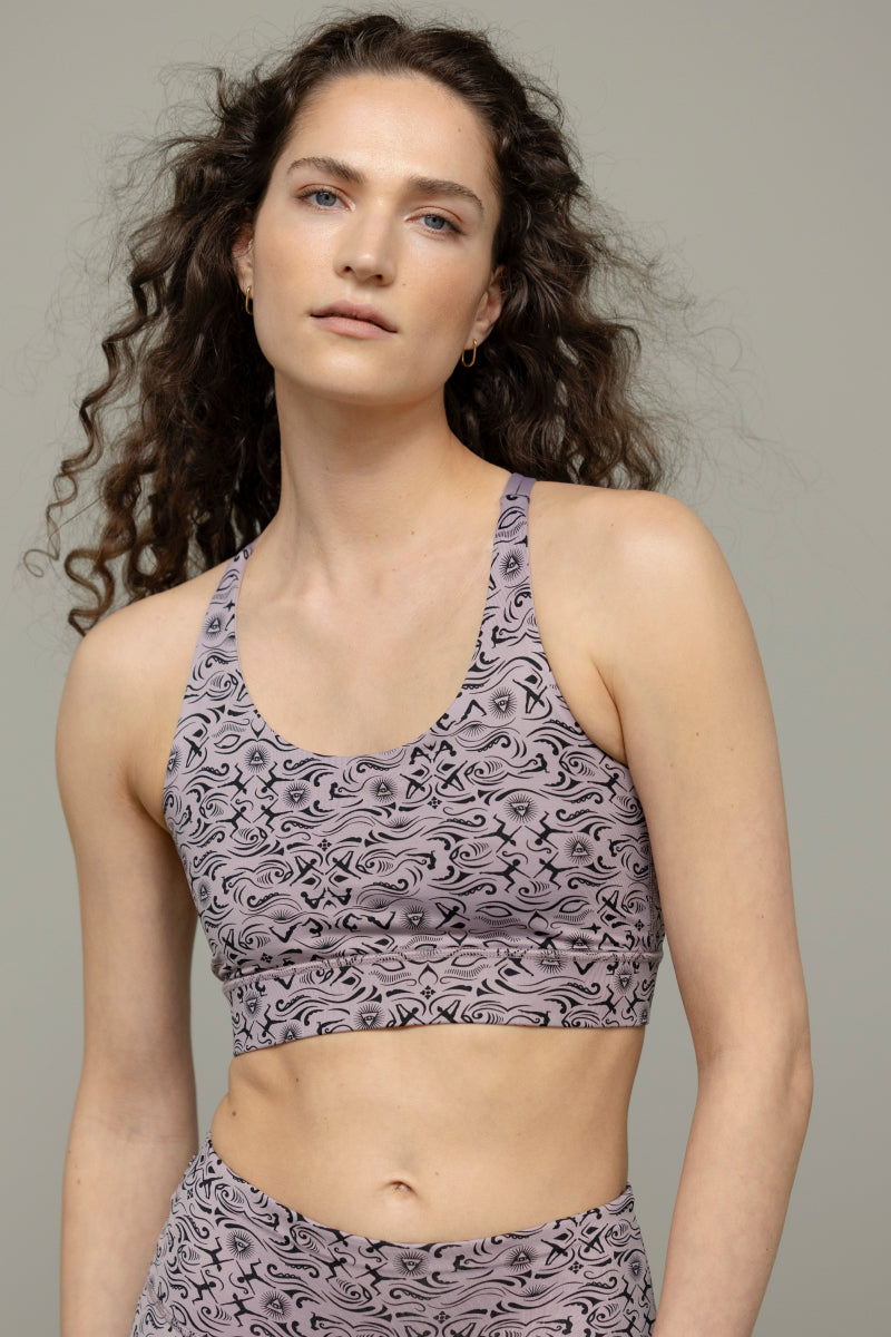 hey-honey-classic-criss-cross-bra-samadhi-dove-sport-bh image 1
