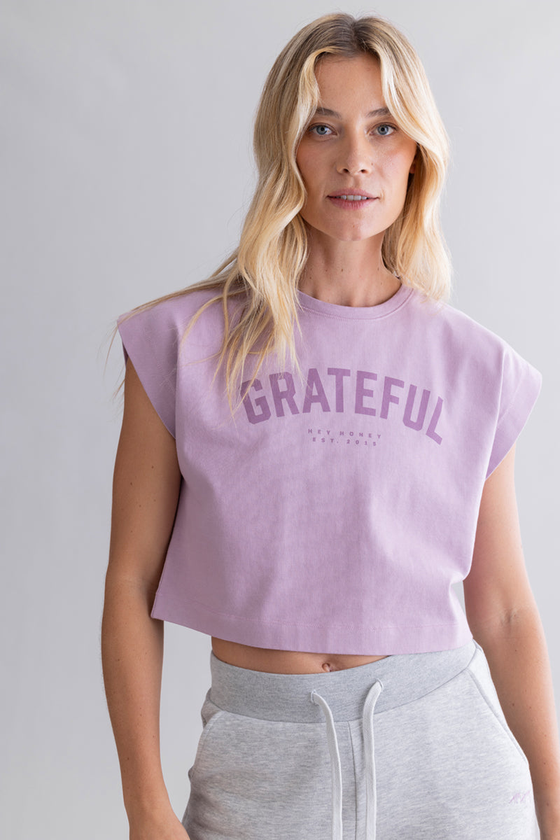 hey-honey-classic-cropped-shirt-mauve-baumwolle-boxy image 7
