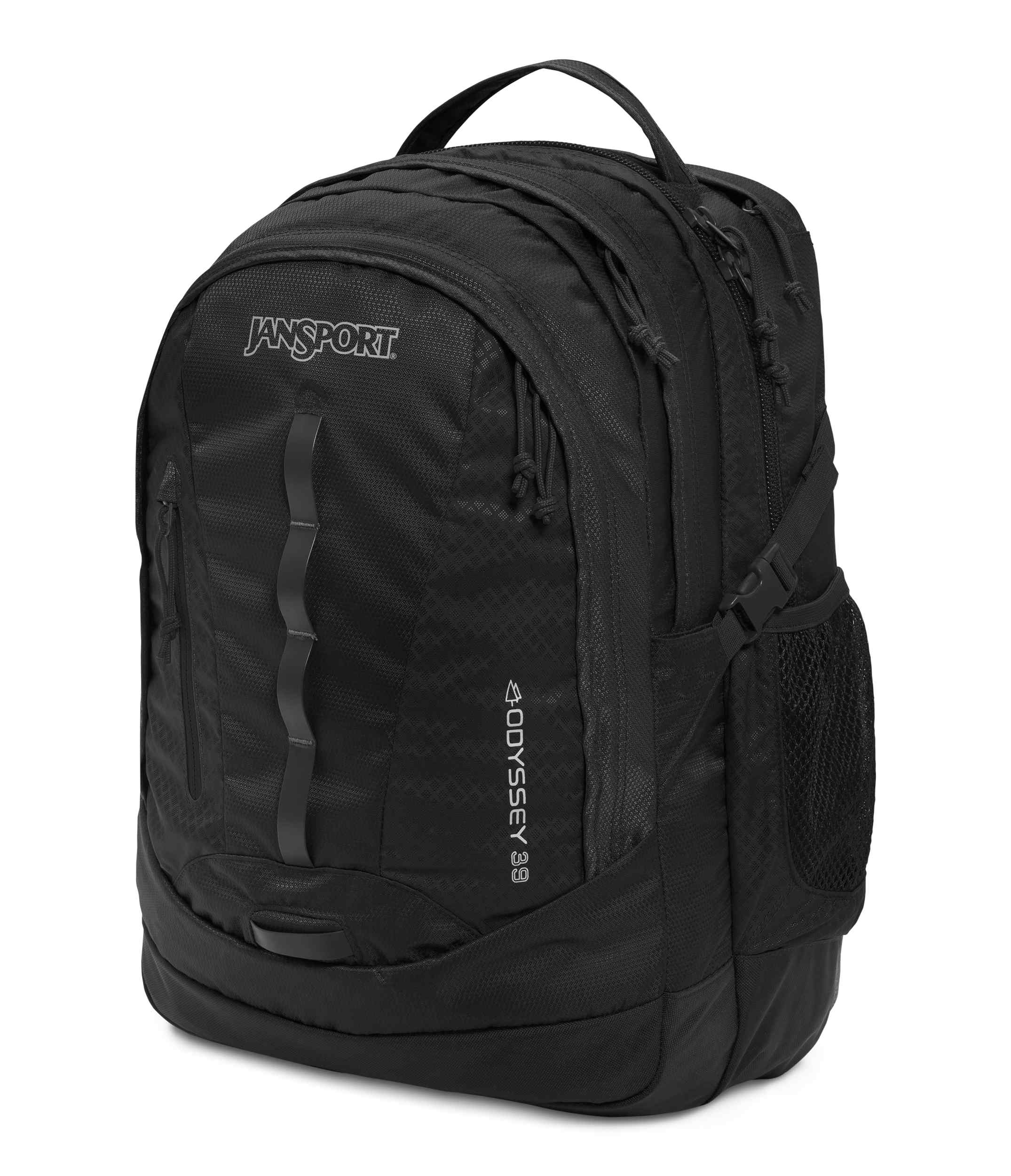 jansport-odyssey-rucksack-black-laptop-tablet-outdoor image 2