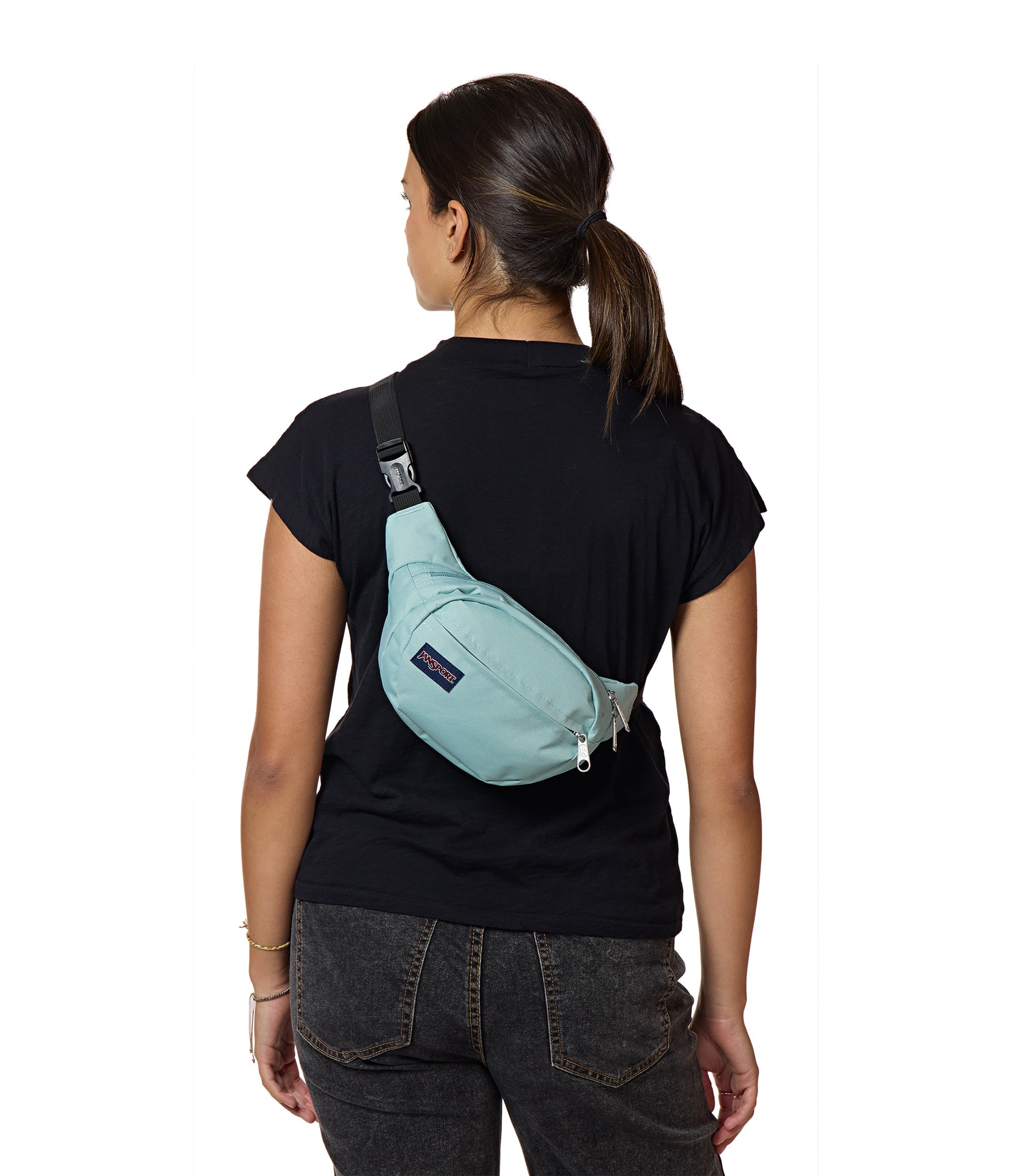 jansport-fifth-avenue-bauchtasche-faded-sage-crossbody-gurt image 5