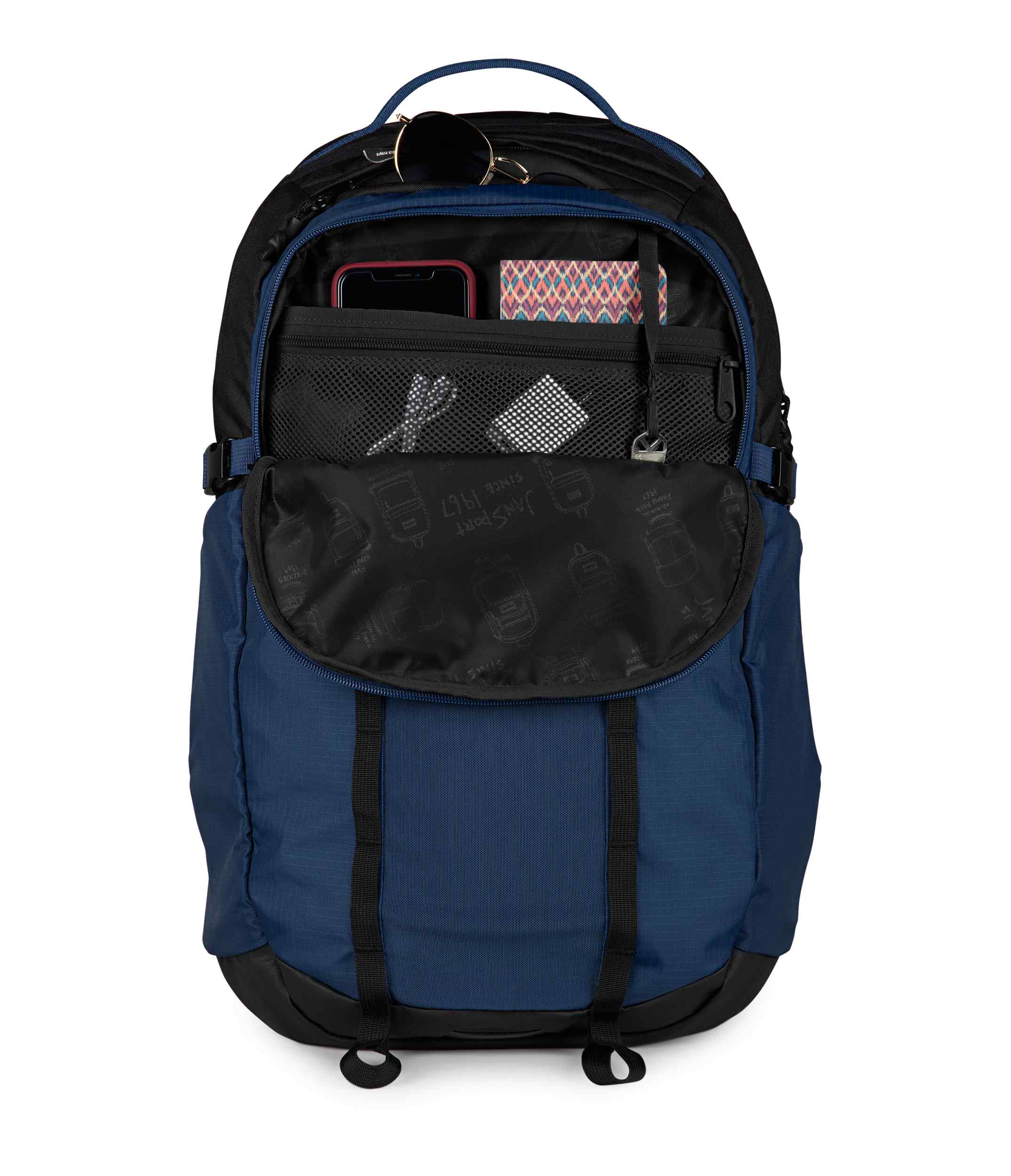 jansport-all-around-pack-medium-rucksack-navy-34l-laptopfach image 7