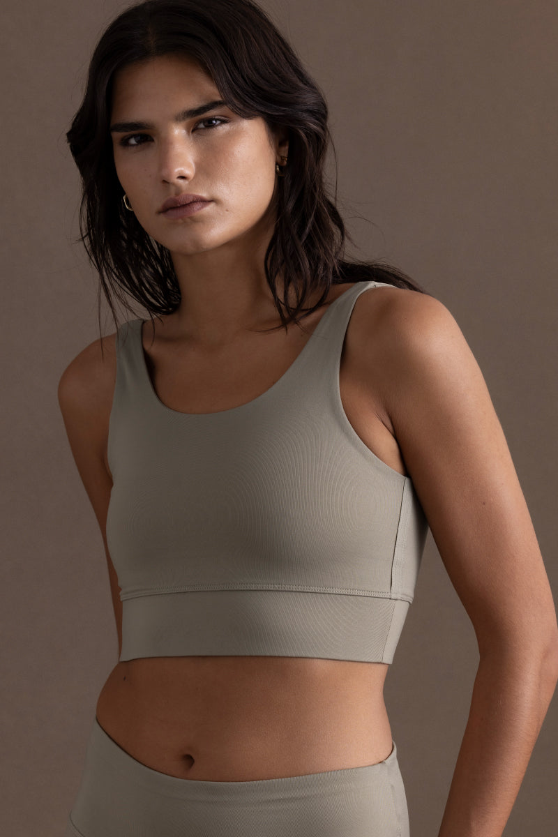 hey-honey-classic-bustier-vetiver-longline-sport-bh-gr-n image 2