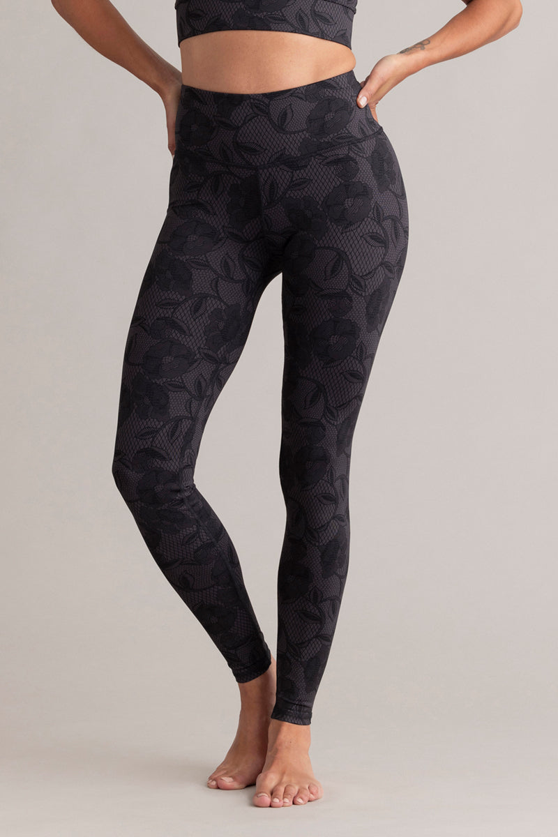 hey-honey-classic-leggings-yogahose-dark-lace-high-waist image 5