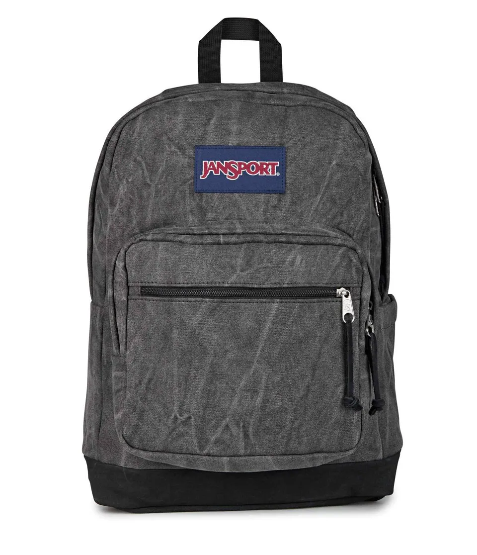 jansport-right-pack-expression-rucksack-aged-canvas-black-laptop image 1