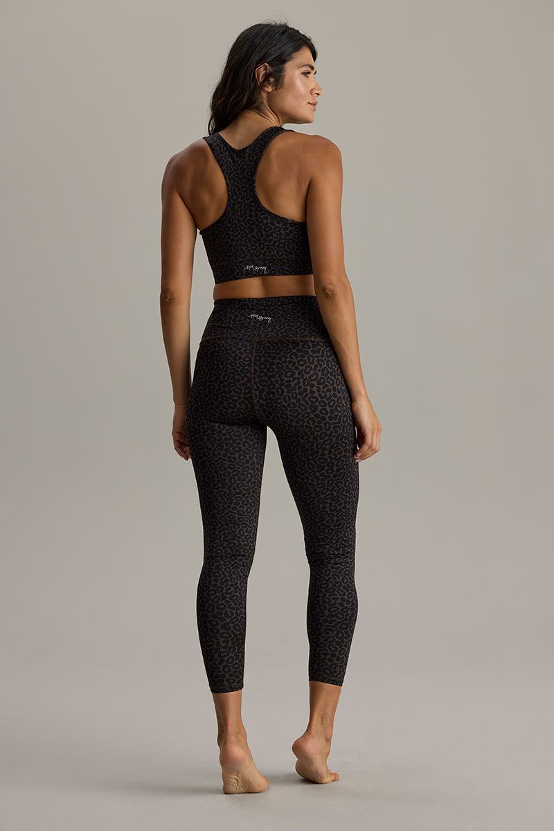 hey-honey-classic-racerback-bra-leo-dark-brown-sport-bh image 6