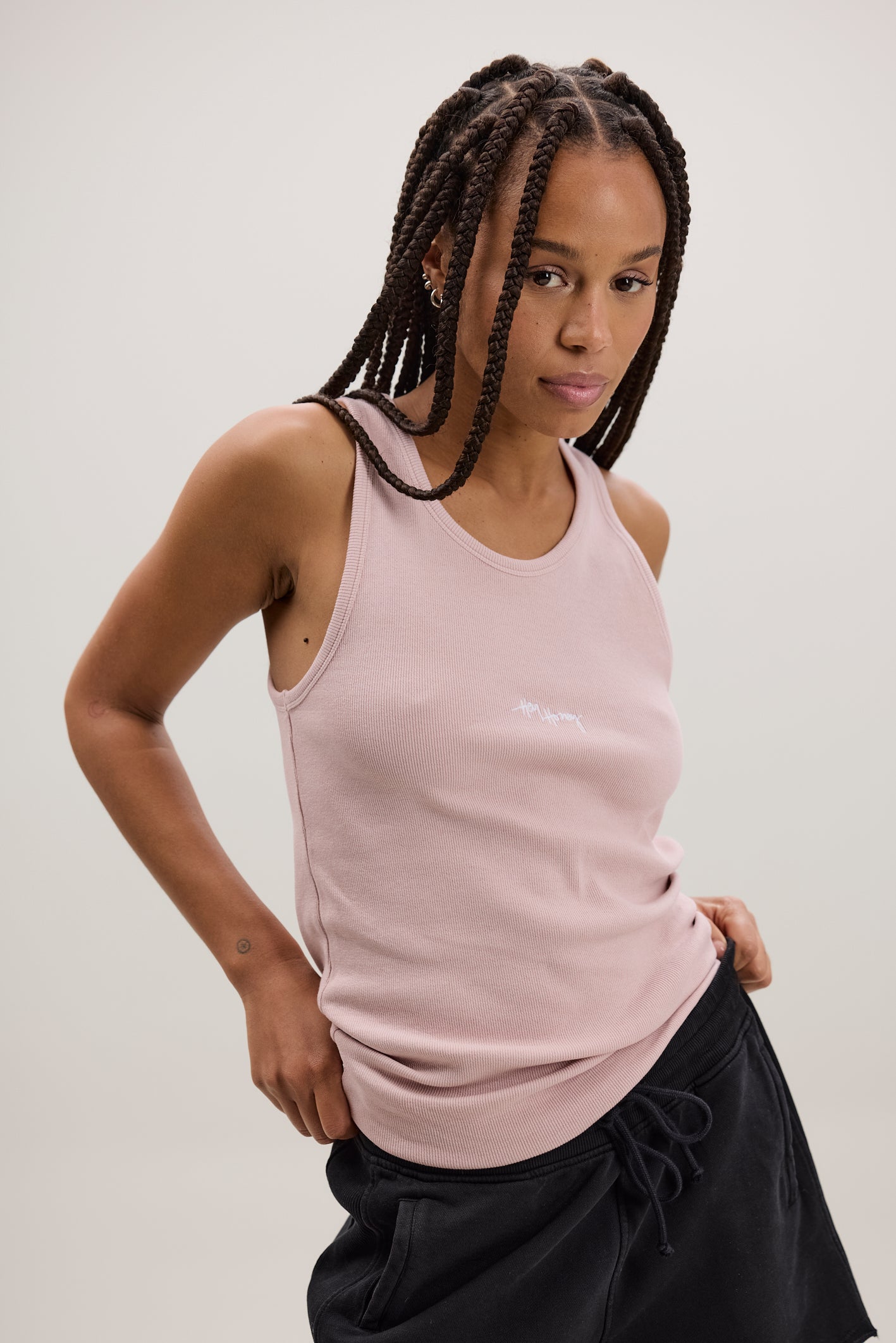 hey-honey-classic-rib-tank-dawn-top-wei-baumwolle-gr-s-l image 2