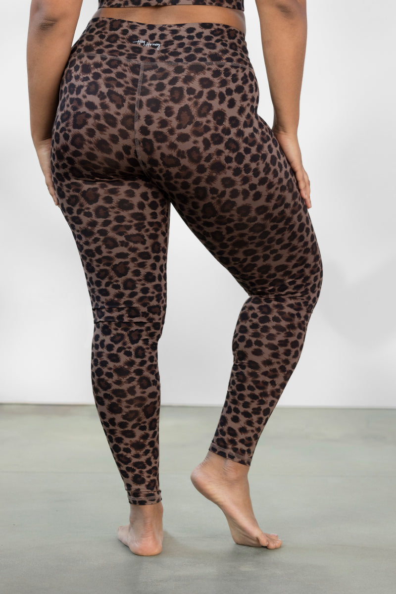 hey-honey-classic-leggings-leo-cocoa-sportleggings-high-waist image 2