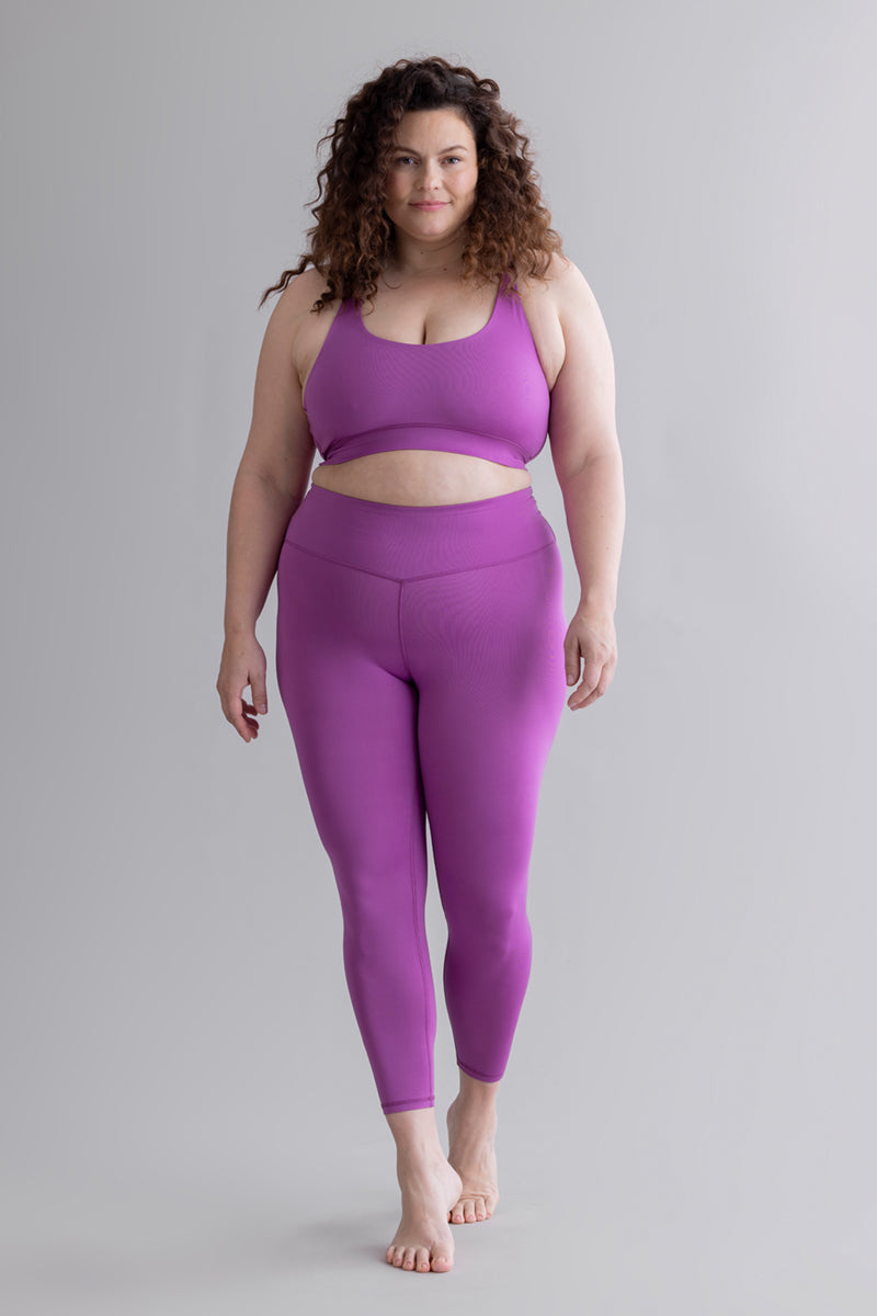 hey-honey-classic-cropped-leggings-striking-purple-lila image 5