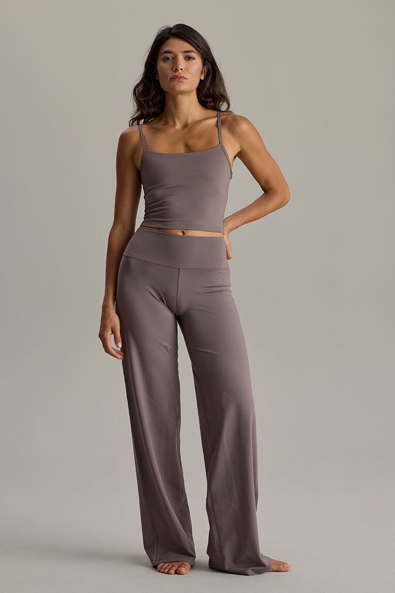 hey-honey-cotton-touch-wide-leggings-taupe-yogahose-weit image 5