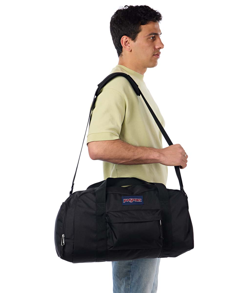 jansport-weekender-medium-duffle-reisetasche-black-trolley image 6