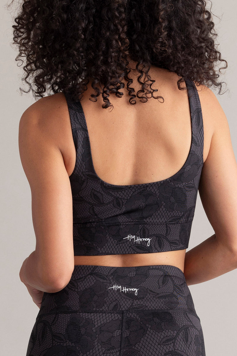 hey-honey-classic-cropped-leggings-dark-lace-7-8-high-waist image 6