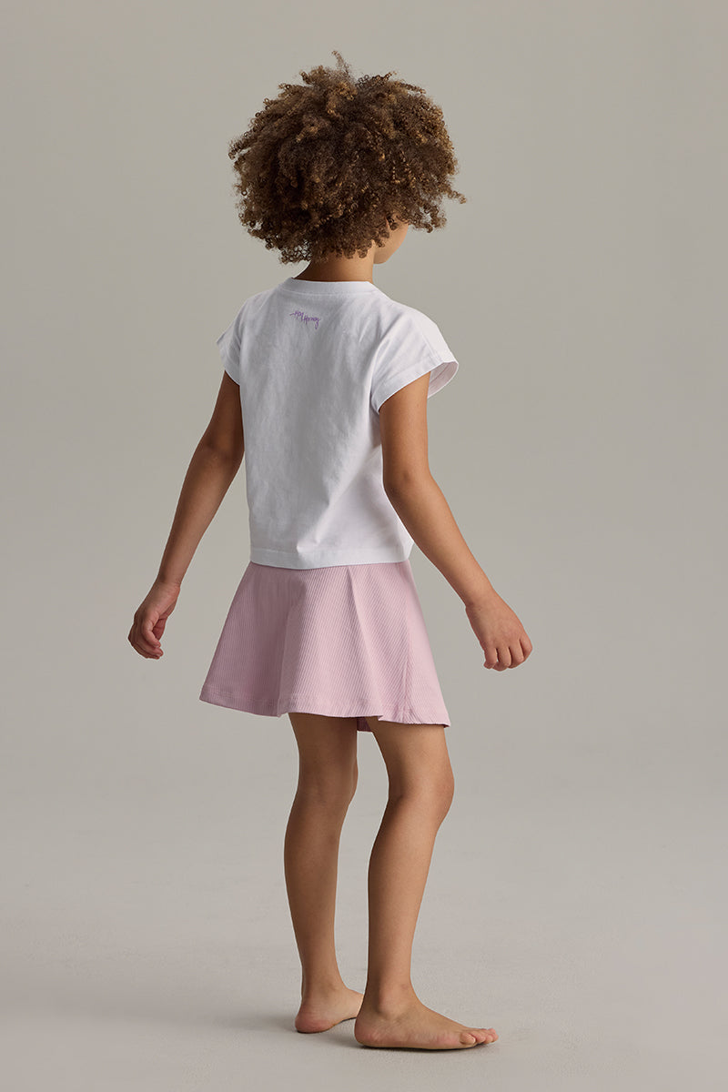 hey-honey-classic-kids-skort-dawn-pink-hosenrock-gerippt image 1