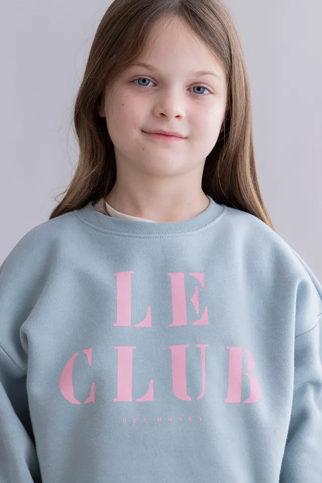 hey-honey-classic-kids-sweater-le-club-slate-kindersweater-baumwolle image 1