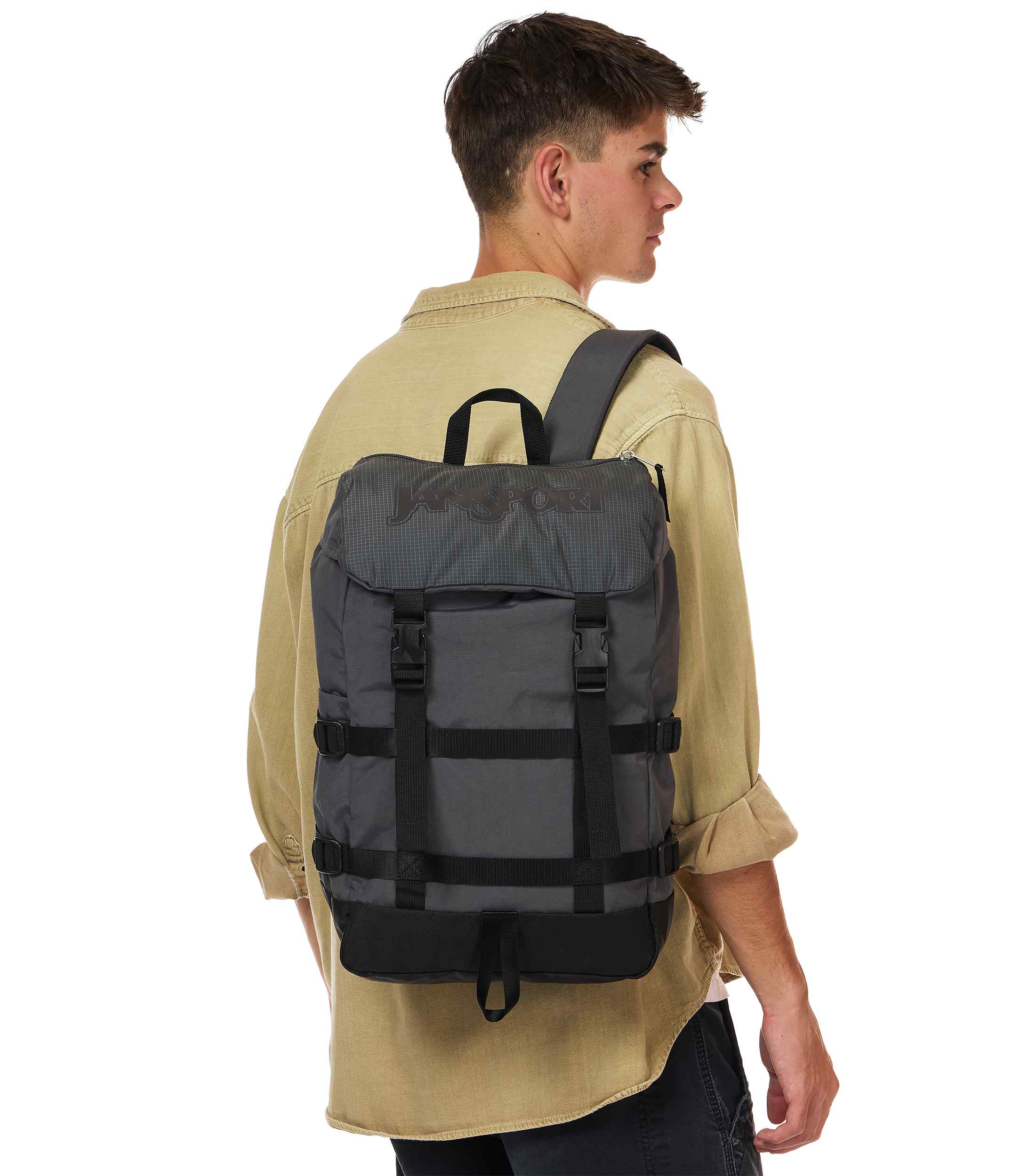 jansport-skip-pack-rucksack-smokey-grit-retro-laptopfach image 3