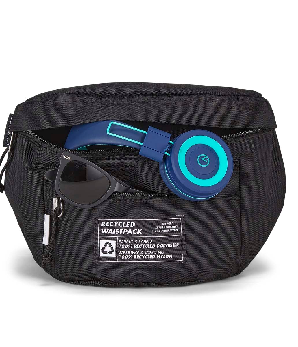 jansport-recycled-waistpack-bauchtasche-schwarz-recycled image 3