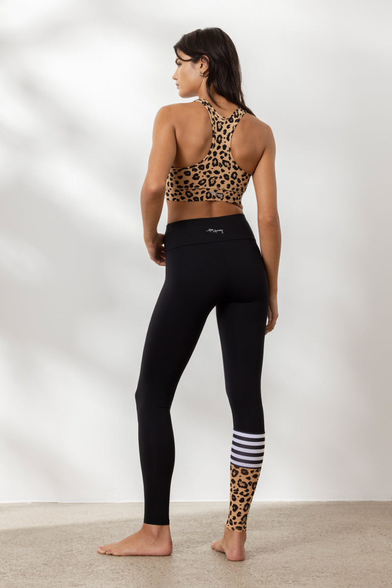 hey-honey-classic-surf-style-leggings-leo-biscuit-high-waist image 2