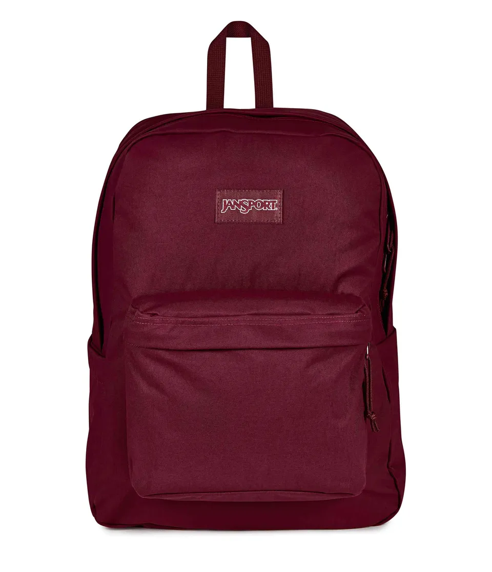 jansport-superbreak-plus-fx-rucksack-cherry-lacquer-mit-laptopfach image 1