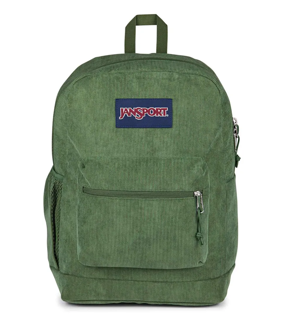 jansport-cross-town-plus-remix-rucksack-cargo-green-corduroy-laptopfach image 1