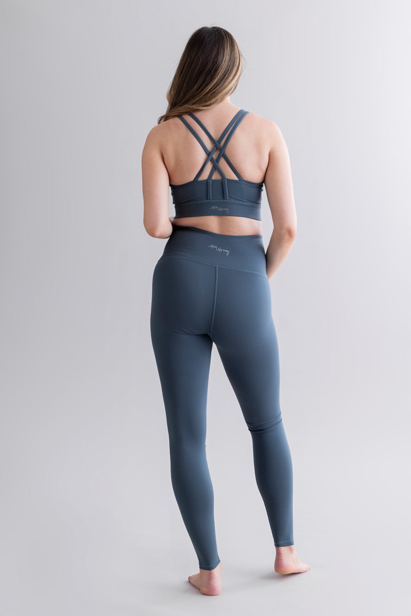 hey-honey-cotton-touch-maternity-yogaleggings-teal-umstand image 3