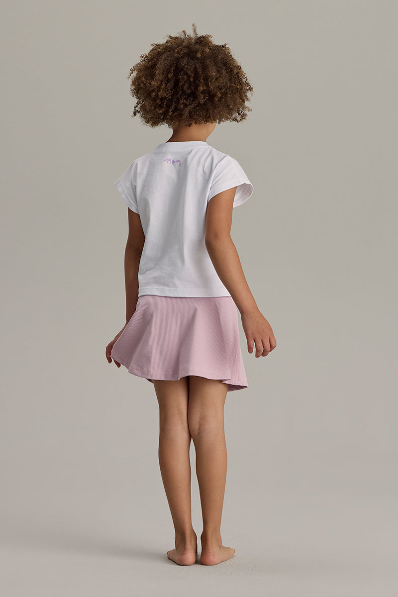 hey-honey-classic-kids-skort-dawn-pink-hosenrock-gerippt image 4