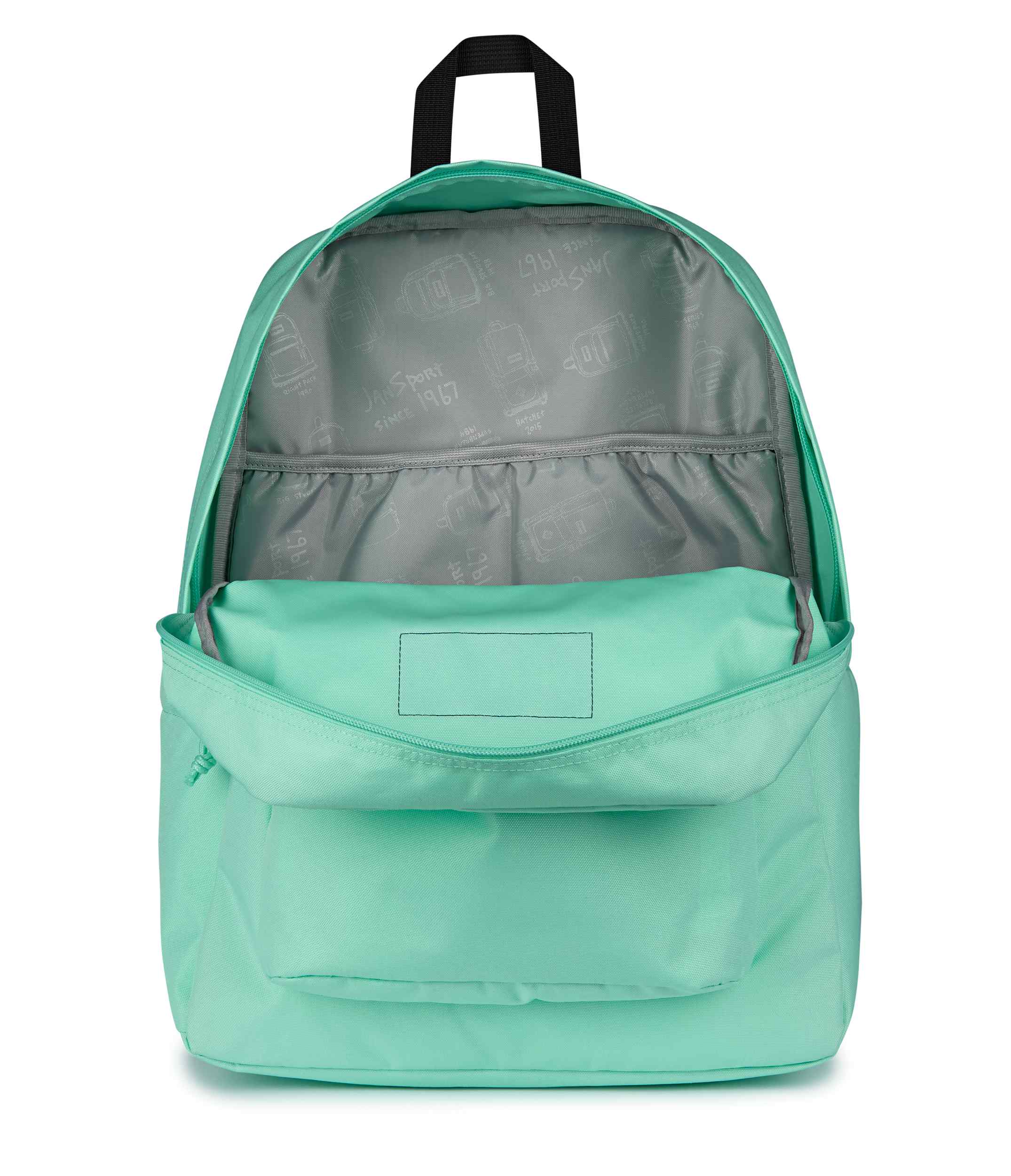 jansport-superbreak-plus-rucksack-magic-mint-laptopfach image 4