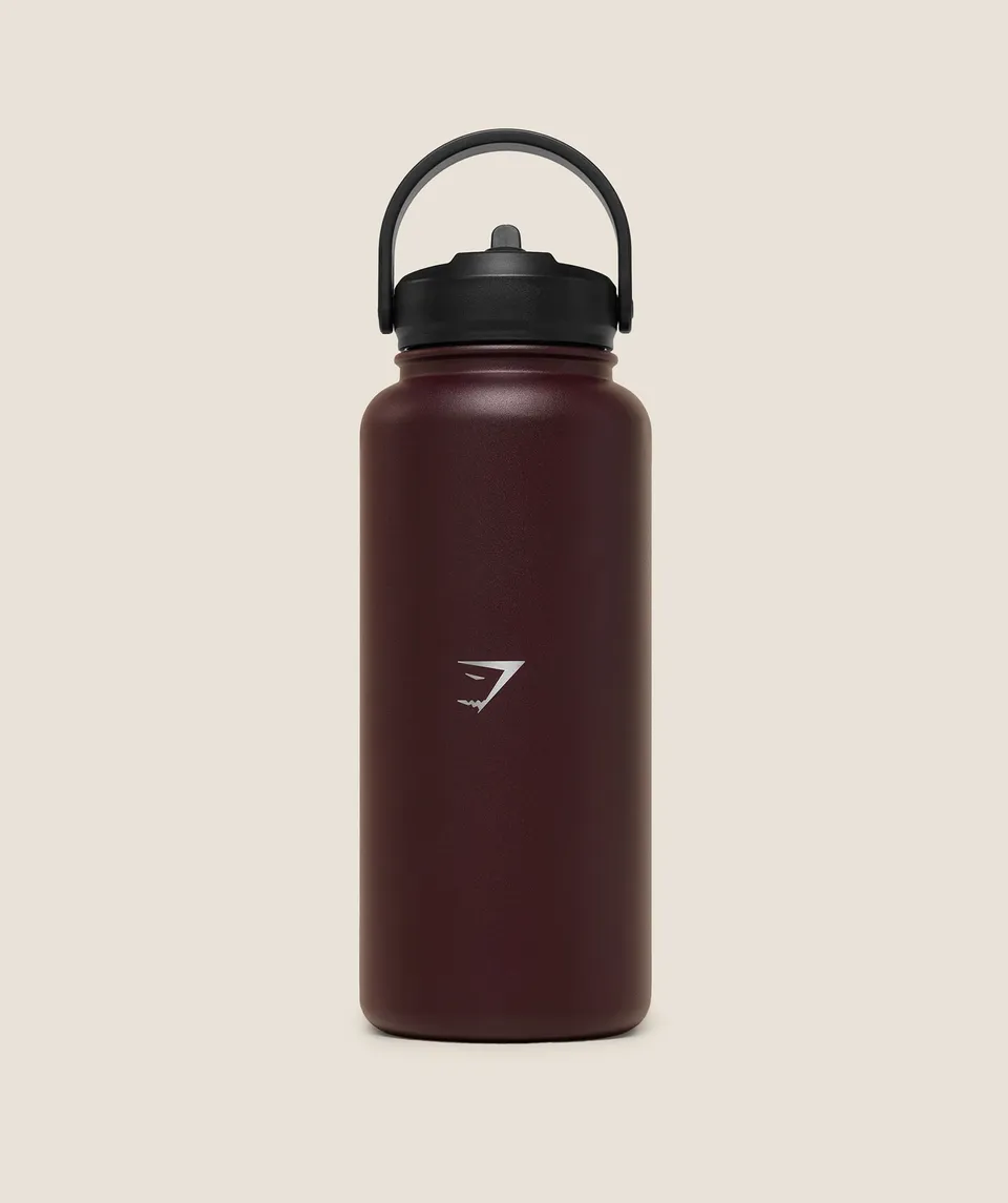 gymshark-conditioning-club-metal-straw-bottle-trinkflasche-1l image 1