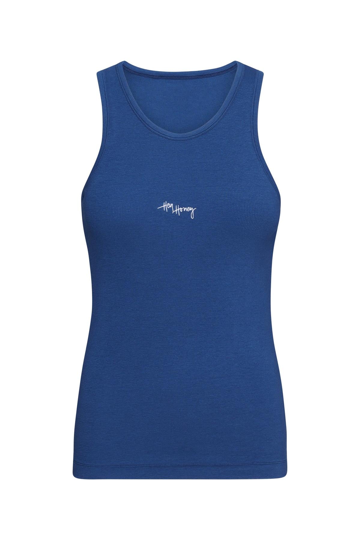 hey-honey-classic-rib-tank-ocean-tanktop-blau-baumwolle image 5