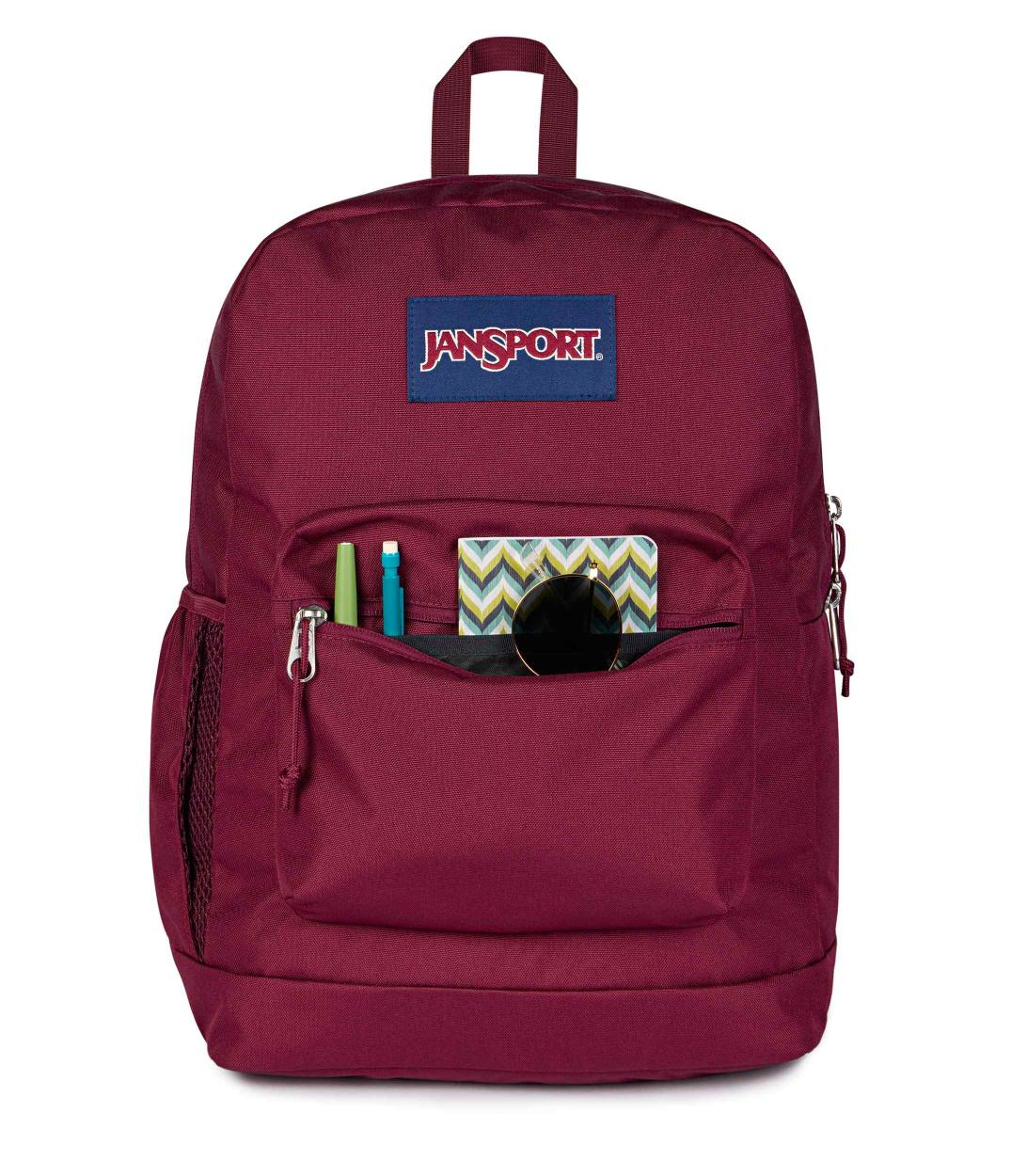 jansport-cross-town-plus-rucksack-cherry-lacquer-laptopfach image 6