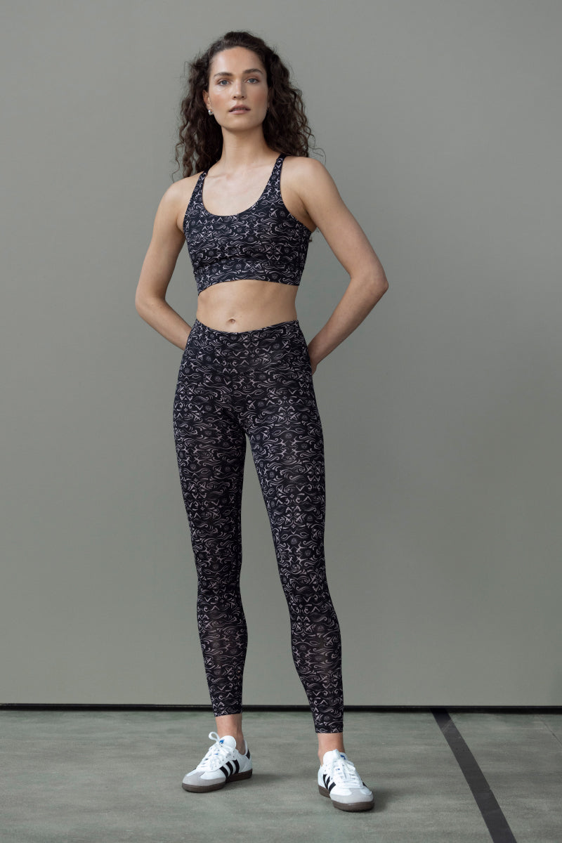 hey-honey-classic-criss-cross-bra-samadhi-black-sport-bh-schwarz image 2
