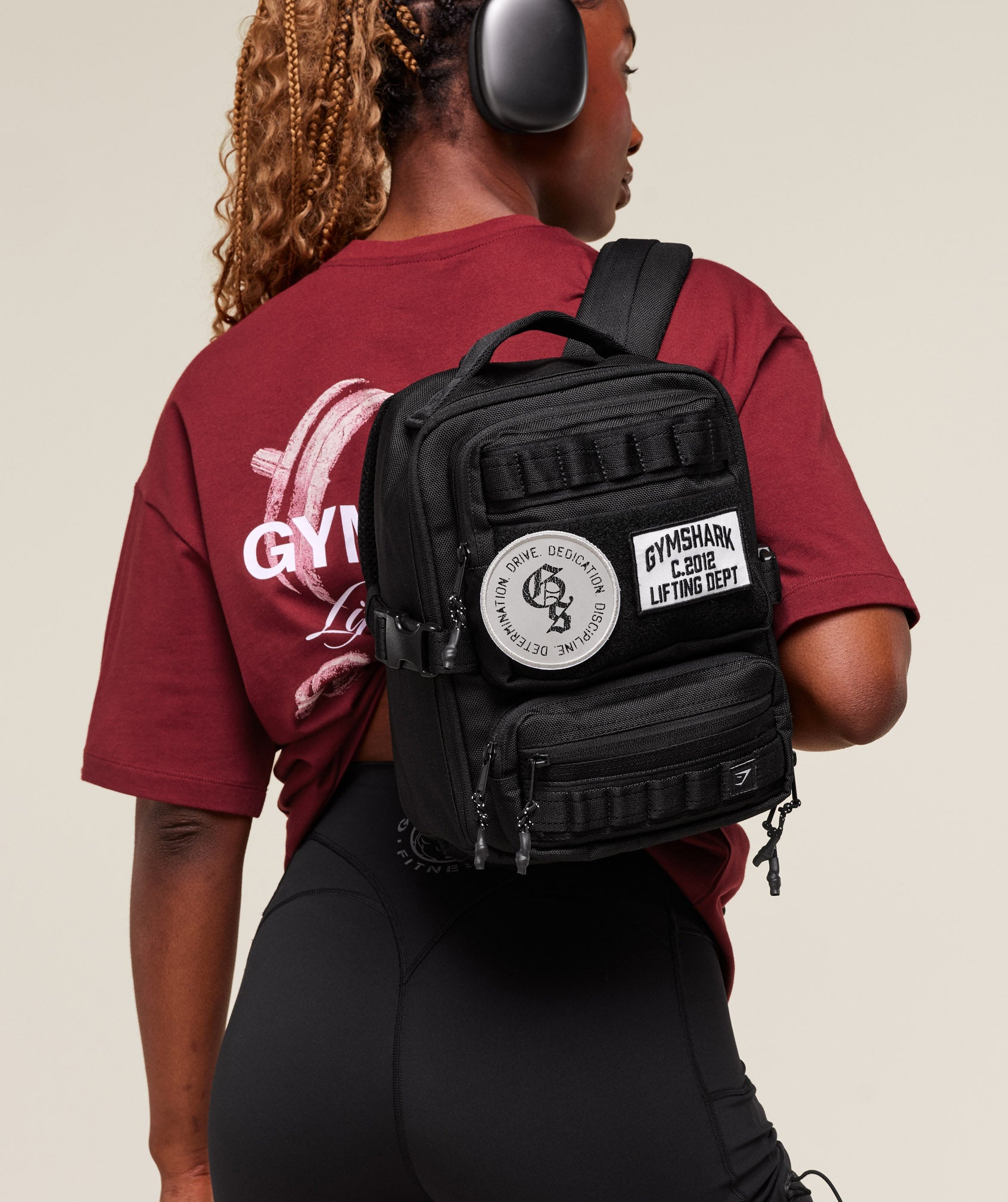 gymshark-everyday-seamless-mini-tactical-rucksack-8-liter-schwarz image 7